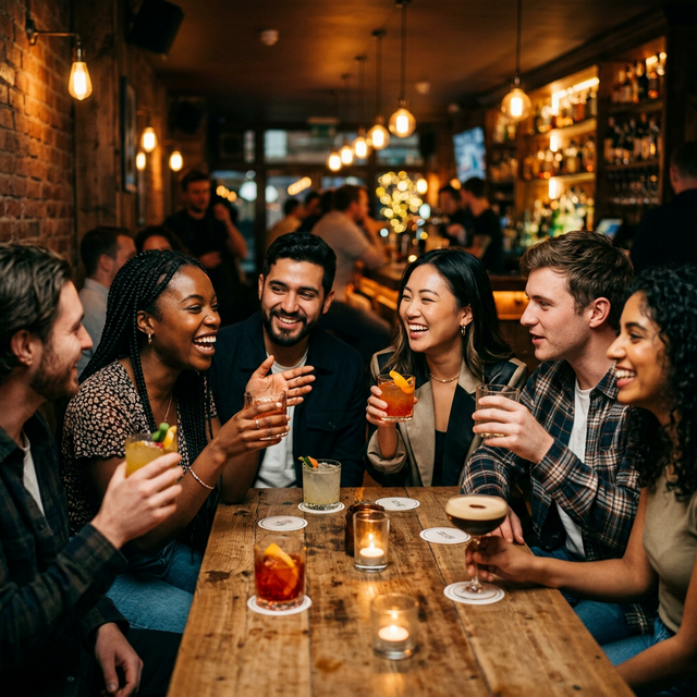 Social drinks experience