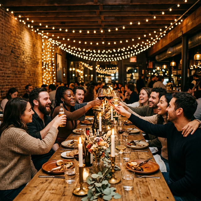 Community dinner gathering